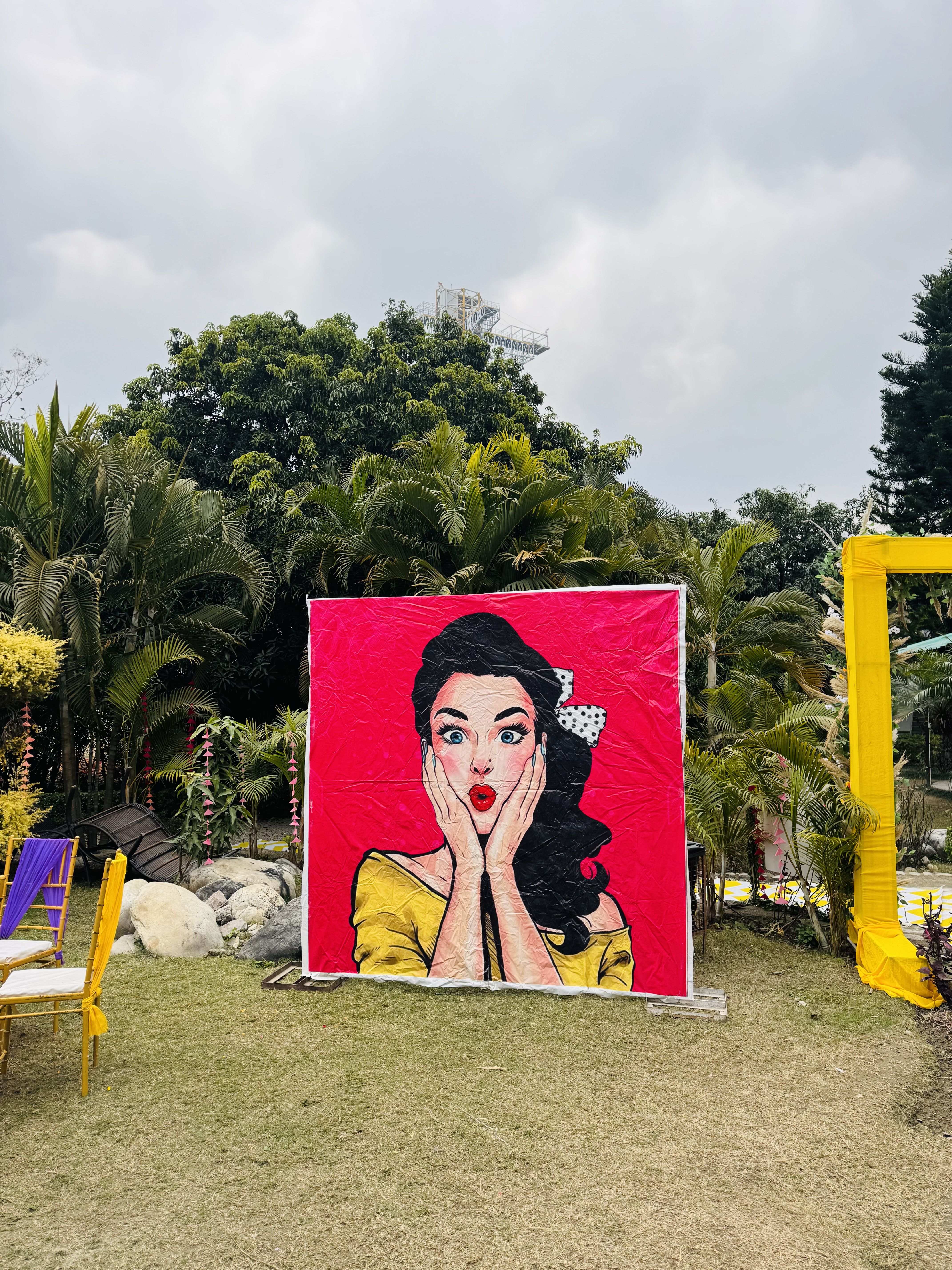 Haldi wedding photo at Corbett Wild Resort